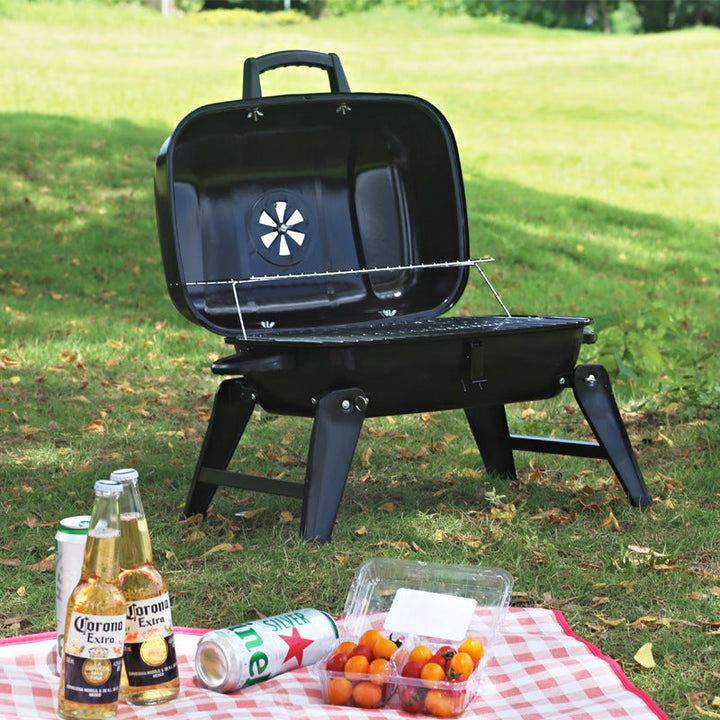 Portable Foldable Small Hamburger Barbecue Grill: Your Perfect Outdoor Companion