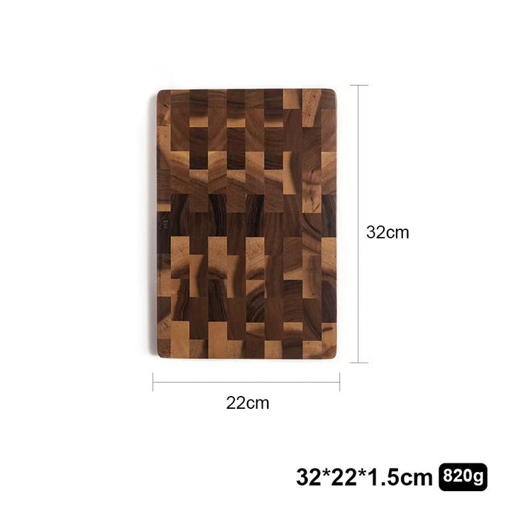 Discover the Art of Culinary Excellence with Our Acacia Solid Wood Chessboard Grid Cutting Board